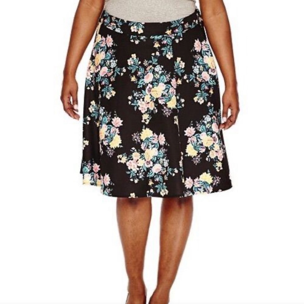 Ashley Nell Tipton Floral Spring Flowy Circle Skirt